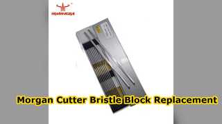 Morgan Cutter Nylon Bristle Block 100x100x42mm Replacement