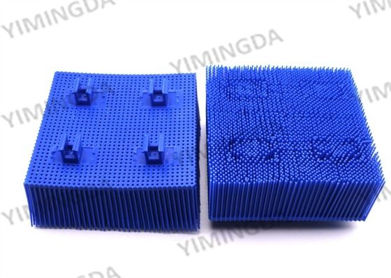 Blue 100*100*42mm Poly Bristle Block For Eastman Cutting Machine