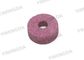 Red Color 20 * 9mm Grinding Stone Wheel for Yin Spreader , Textile Spare Parts