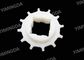 92667000- White CTOT Sprocket With Teeth Suitable For GT5250 / GT7250 Cutter Parts