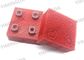 Red Nylon  Auto Cutter Bristle Block PN 702583 /130297 for  VT5000 / 7000 Cutter