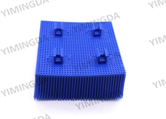 Blue 100*100*42mm Poly Bristle Block For Eastman Cutting Machine