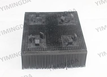 Black color Nylon Brush 99*99*39mm Auto Cutter Bristle For Investronica Cutter
